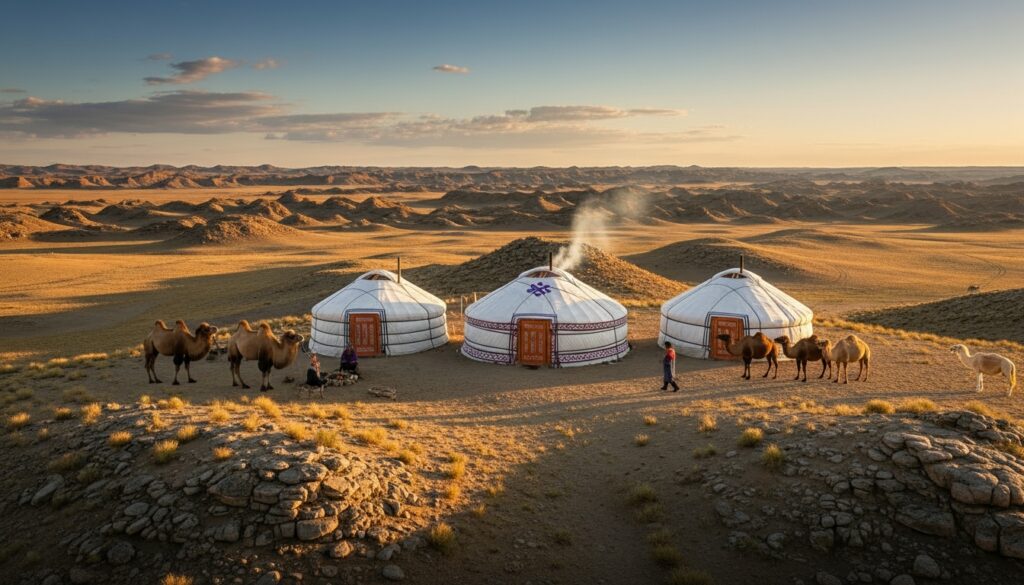 Gobi Desert Camels