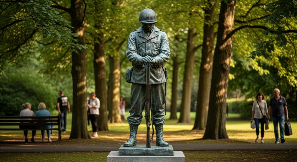 How Big Is a Military Statue