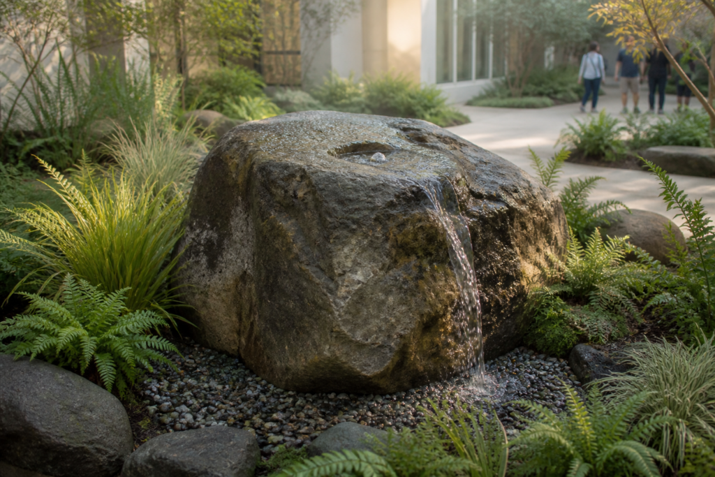 BB-101 — Natural Spring Bubbling Boulder