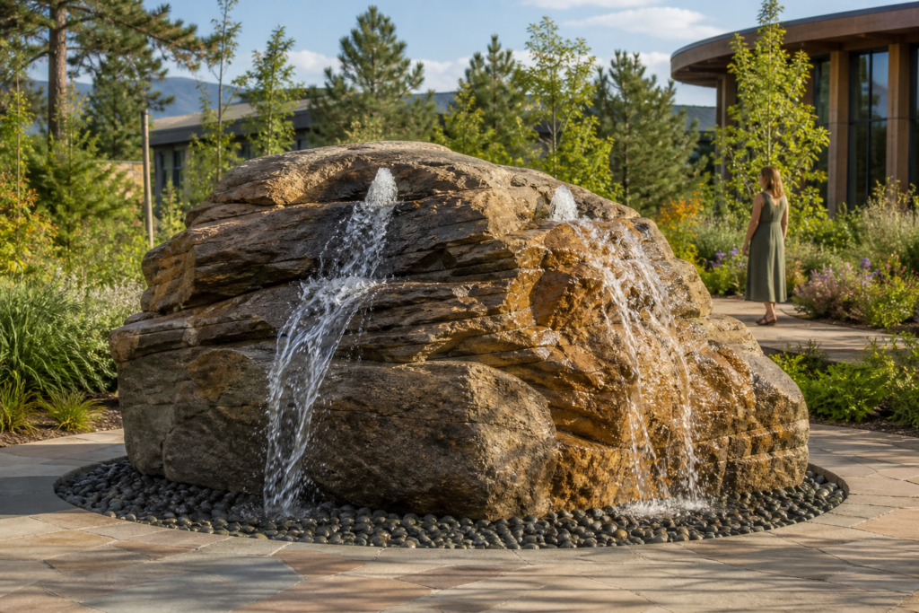 BB-103 — Twin-Spout Bubbling Boulder