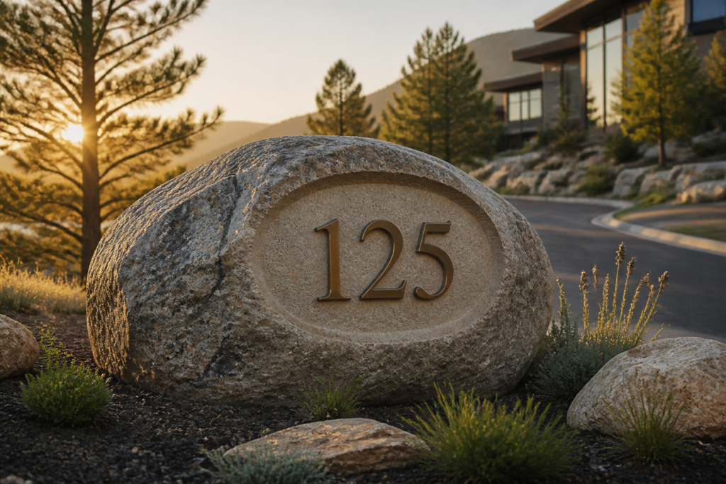 BB-113 — Address Marker Boulder