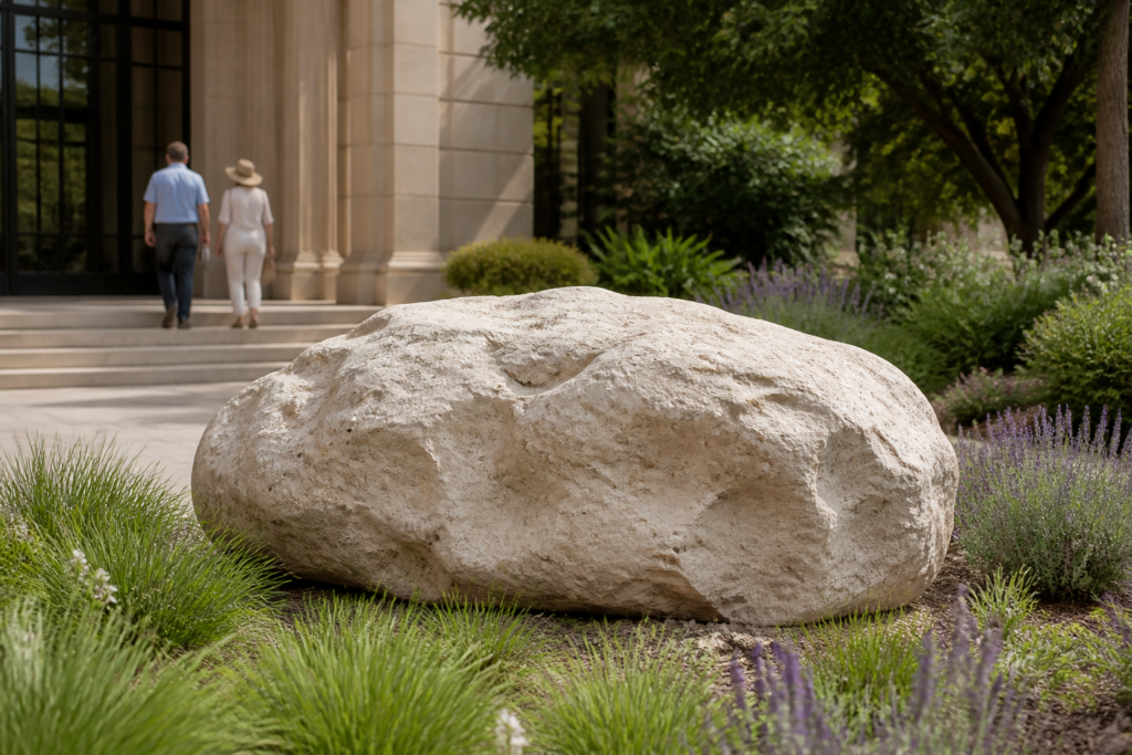 BLD-115 — Limestone Boulder