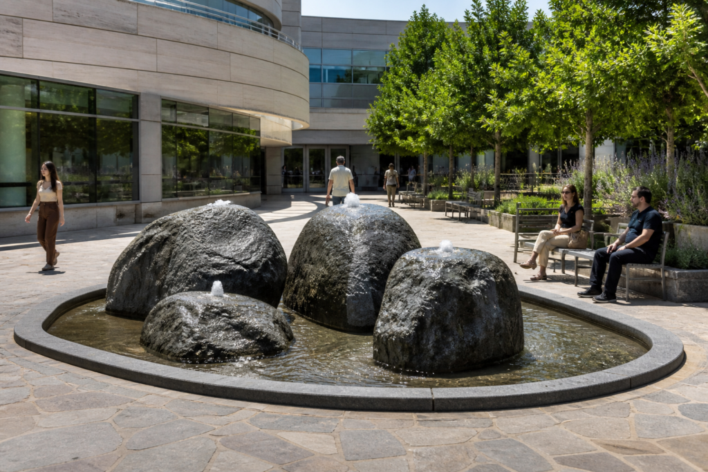 CWF-703 — Commercial Bubbling Boulder Plaza