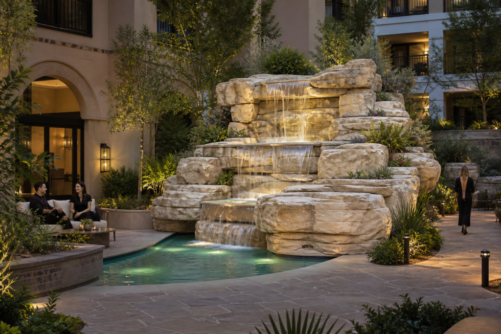 CWF-707 — Hotel Courtyard Waterfall