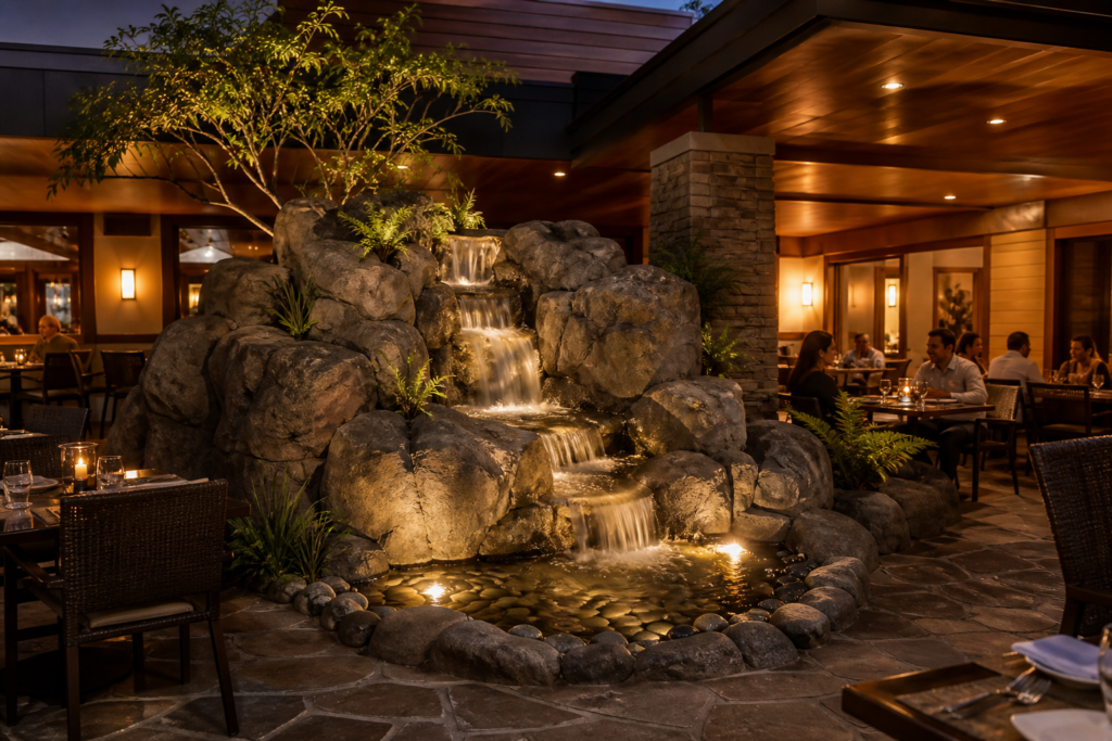 CWF-708 — Restaurant Rock Water Feature