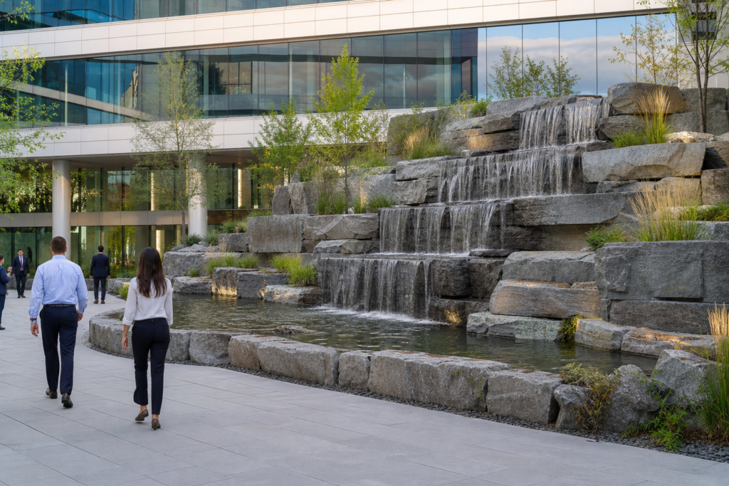 CWF-711 — Corporate Campus Waterfall