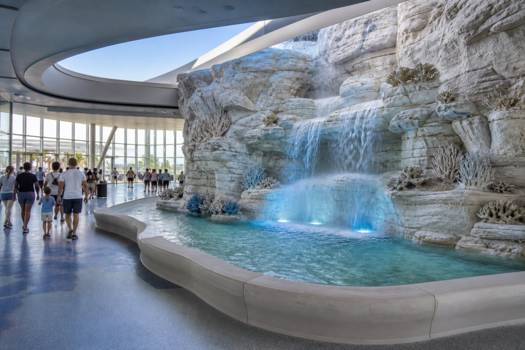 CWF-715 — Aquarium Entry Water Feature