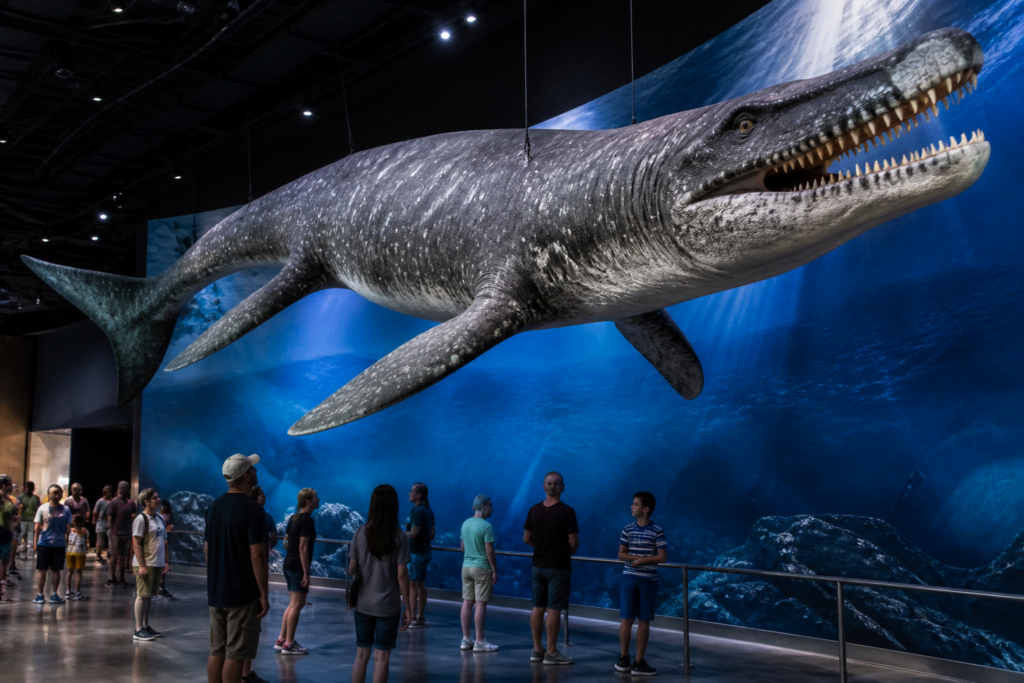 DINO-121 Mosasaurus — Suspended or Wall-Mounted
