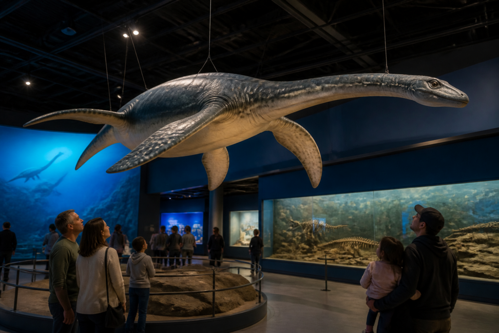 DINO-122 Plesiosaur — Suspended