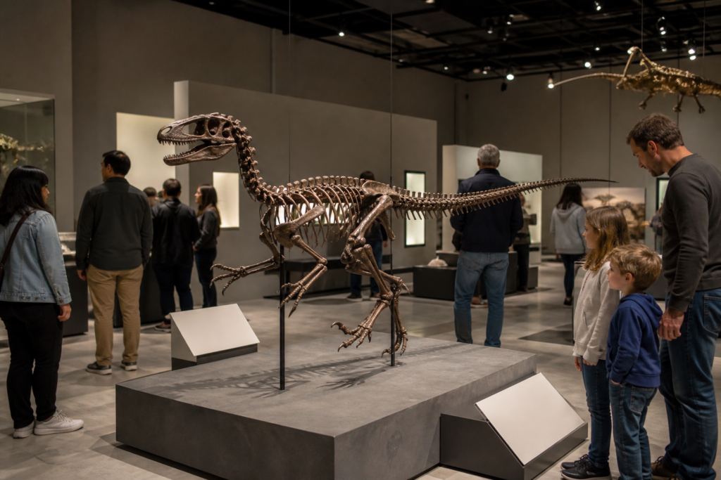 DINO-206 Velociraptor Skeleton Replica