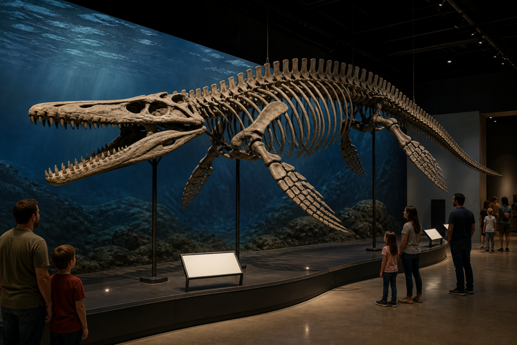 DINO-208 Mosasaurus Skeleton Replica