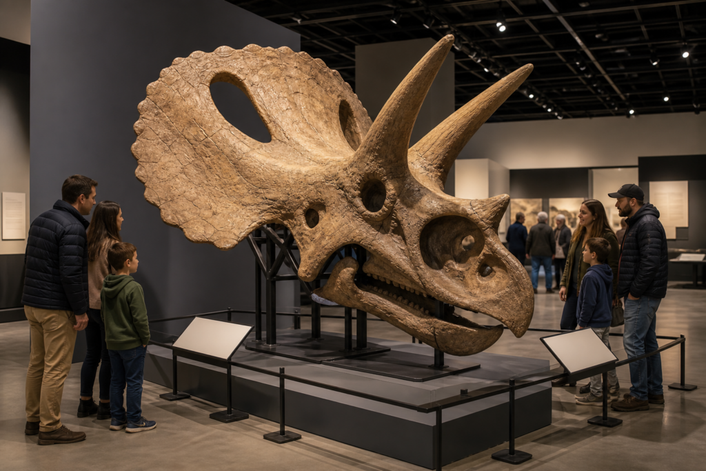 DINO-210 Triceratops Skull Replica