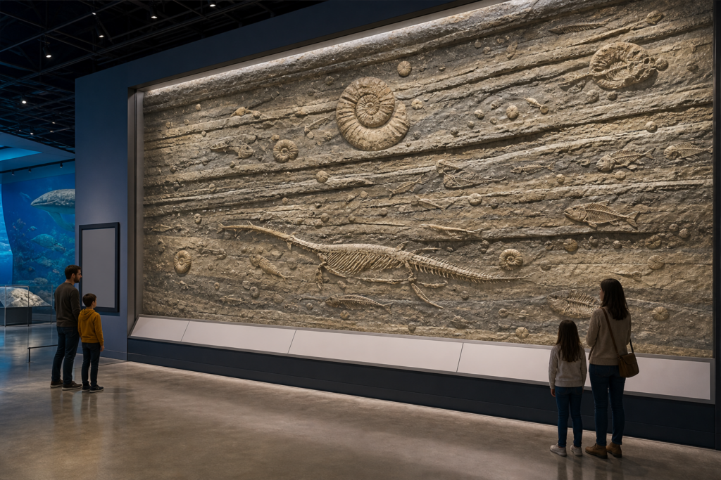 DINO-220 Marine Fossil Wall