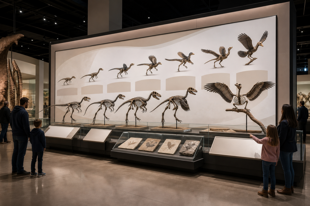DINO-225 Dinosaur-to-Bird Evolution Display