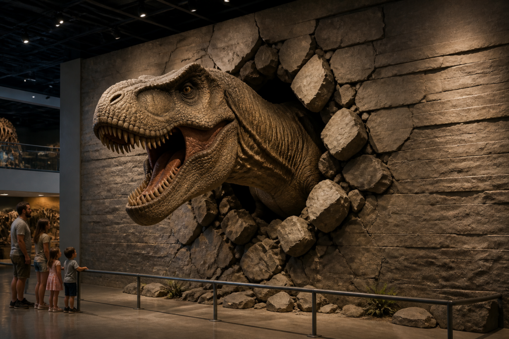 DINO-301 T. Rex Wall-Burst Head