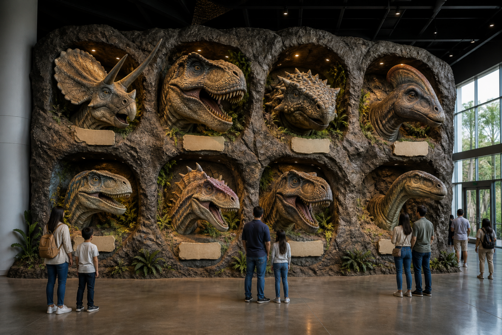 DINO-316 Dinosaur Species Portrait Wall