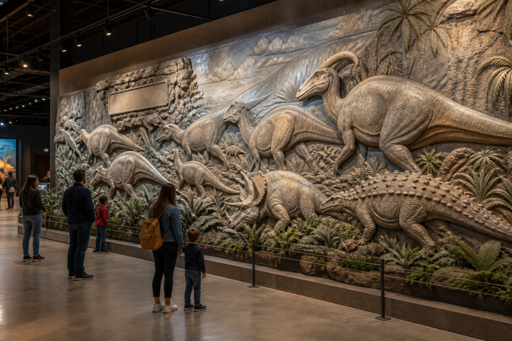 DINO-318 Herbivore Herd Relief Wall