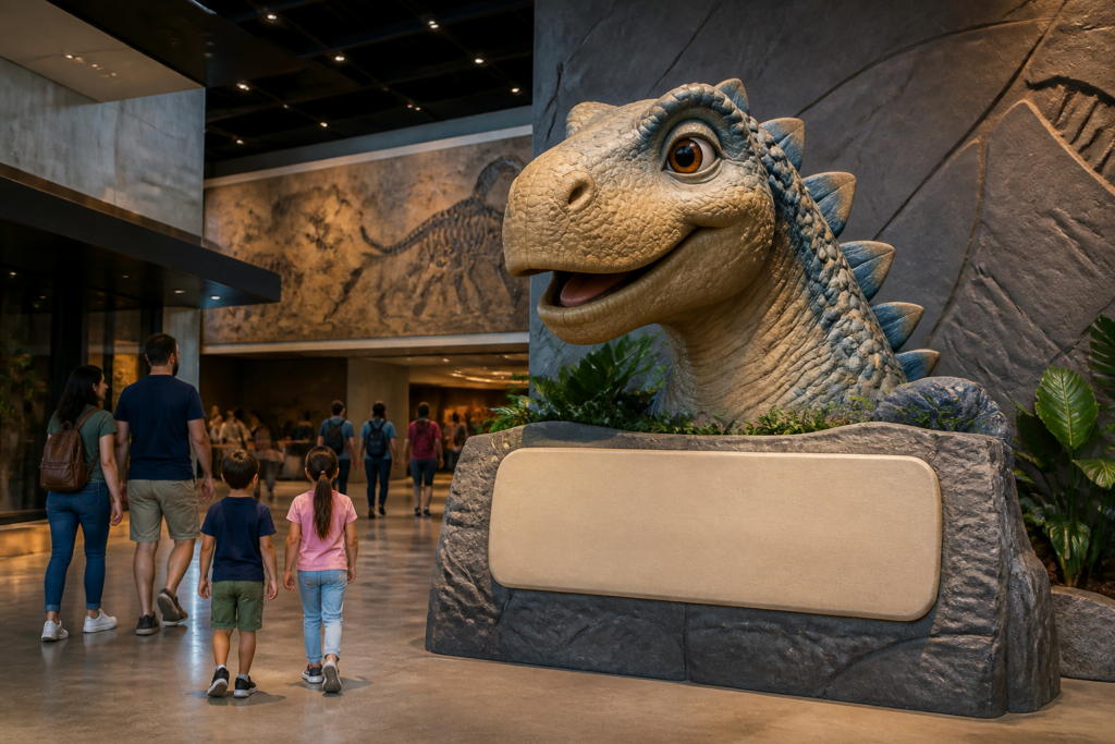 DINO-319 Custom Museum Mascot Bust
