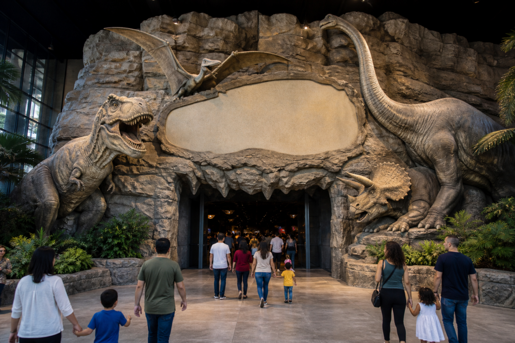 DINO-320 Branded Dinosaur Entry Feature