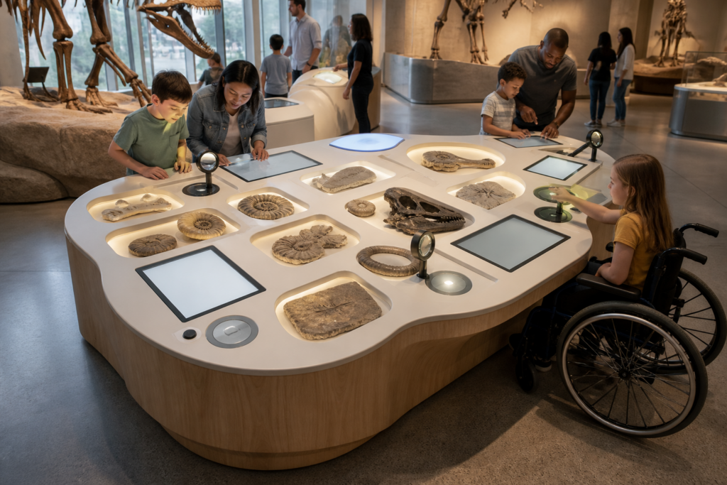 DINO-413 Fossil Identification Touch Table