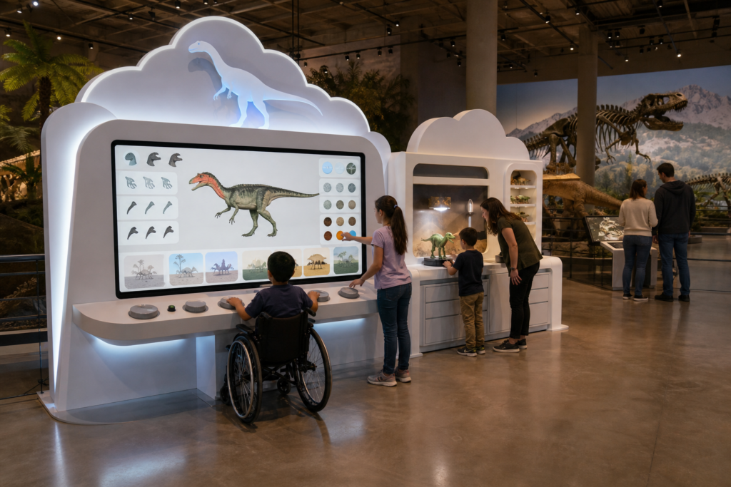 DINO-417 Design-a-Dinosaur Digital Kiosk