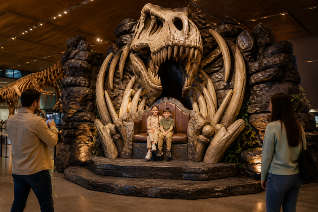 DINO-501 King of the Dinosaurs T. Rex Throne