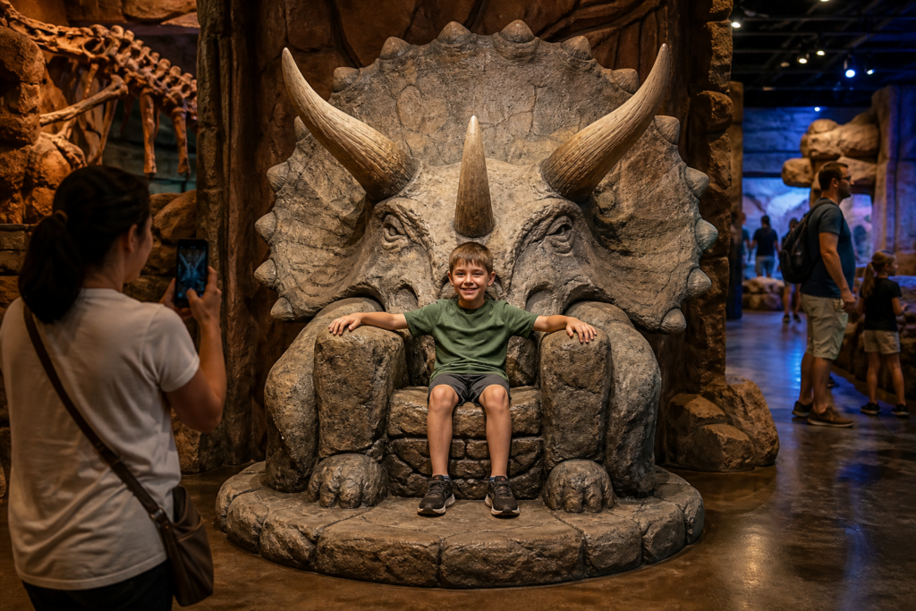 DINO-504 Triceratops Warlord Throne