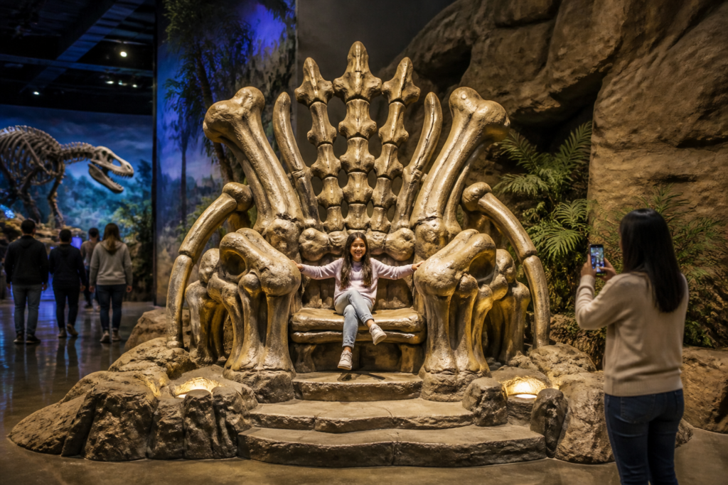 DINO-507 Dinosaur Bone Throne