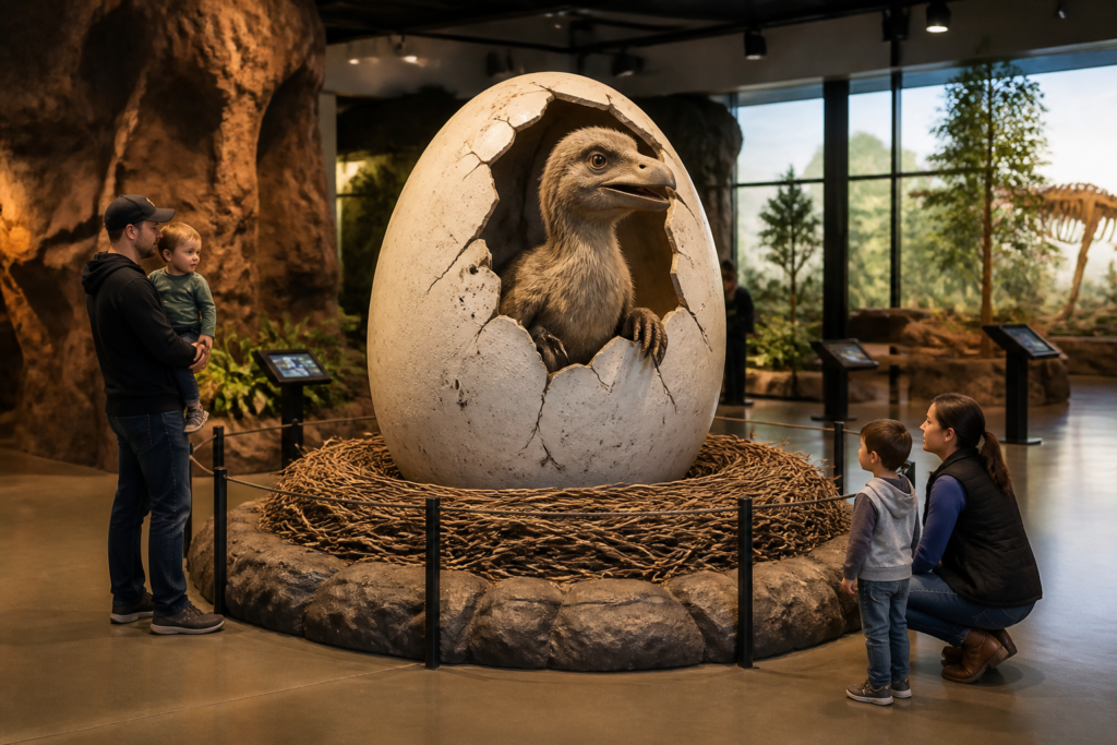 DINO-604 Cracked Egg with Hatchling