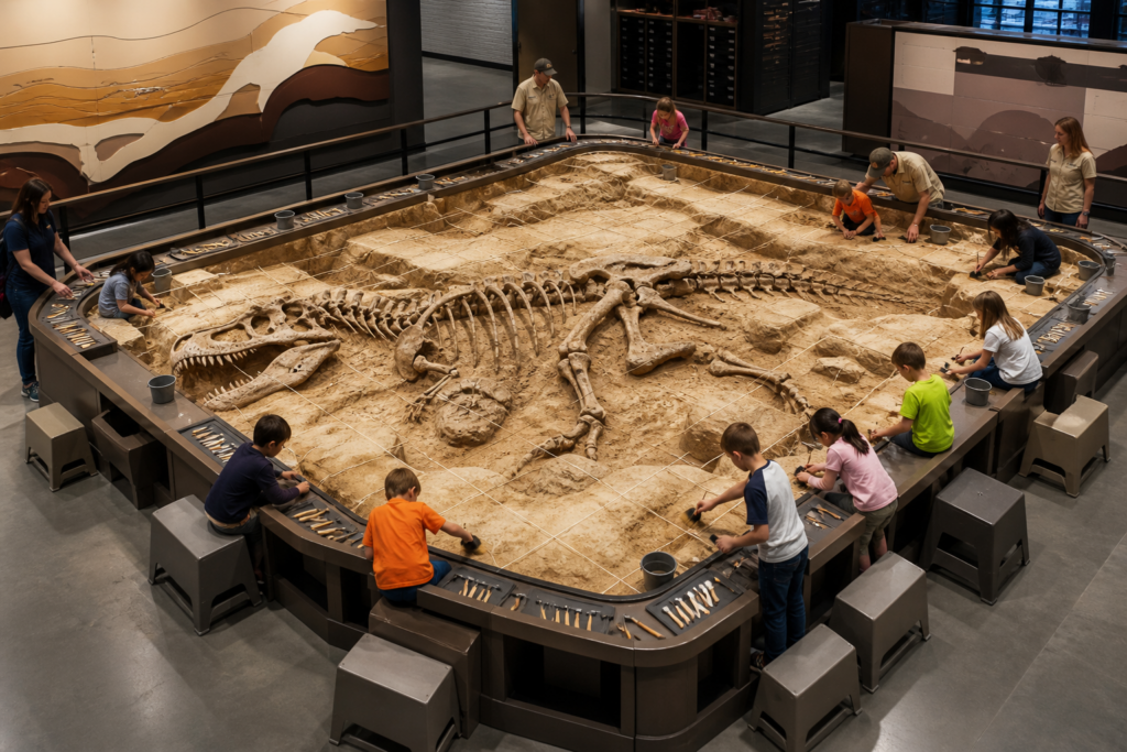 DINO-704 T. Rex Excavation Bed