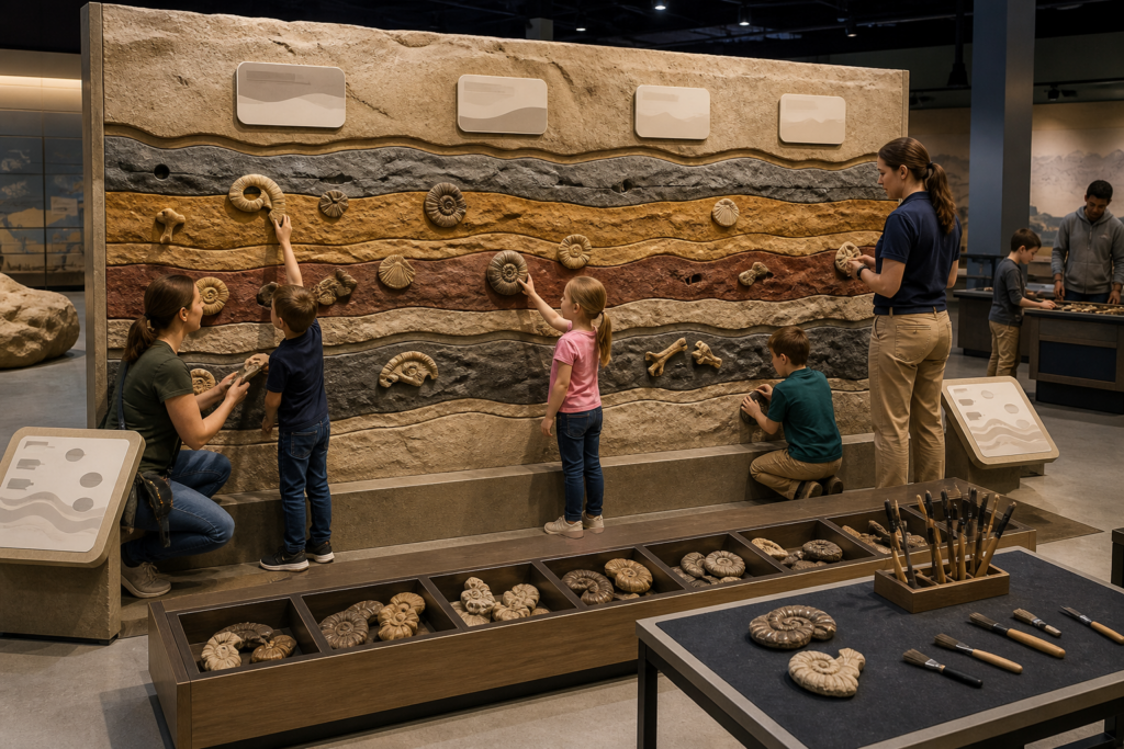 DINO-711 Stratigraphy Learning Wall