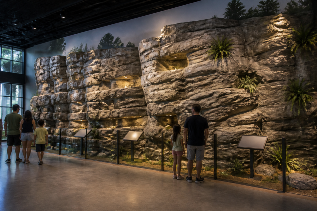 DINO-802 Prehistoric Rock Wall — 16'