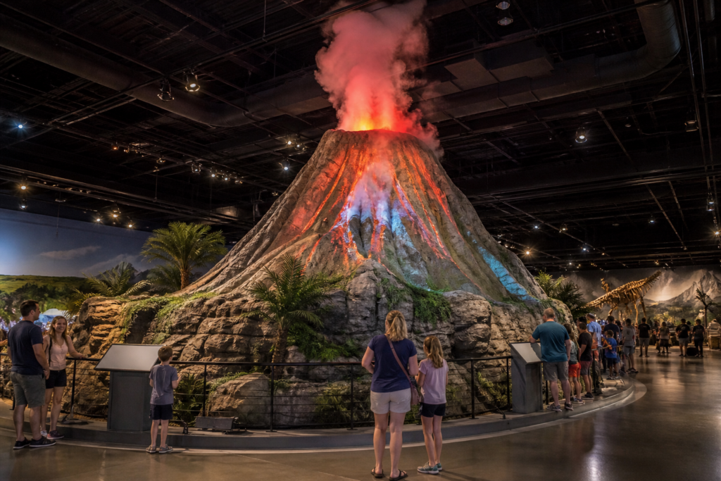 DINO-813 Erupting Volcano Show Feature