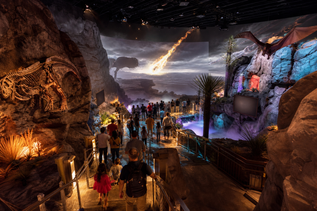 DINO-909 Extinction Event Immersive Theater Set