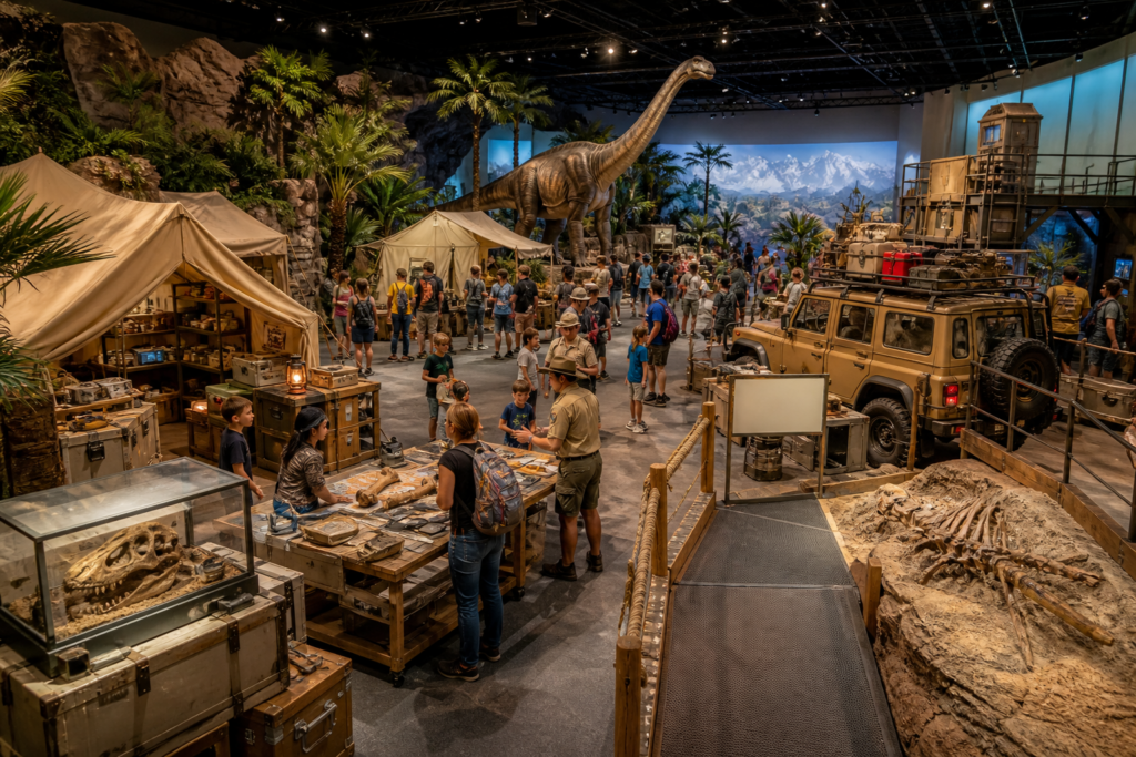 DINO-910 Jurassic Expedition Base Camp