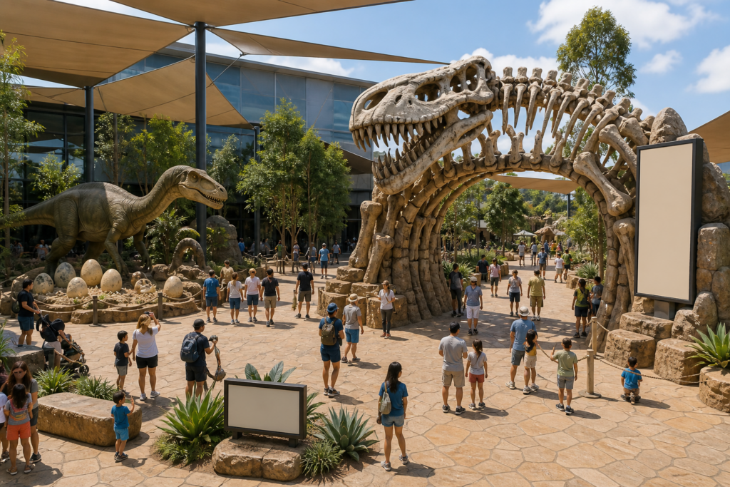 DINO-911 Dinosaur Photo Destination Plaza