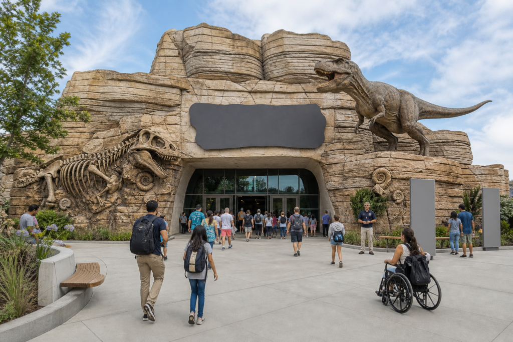 DINO-912 Prehistoric Museum Entrance