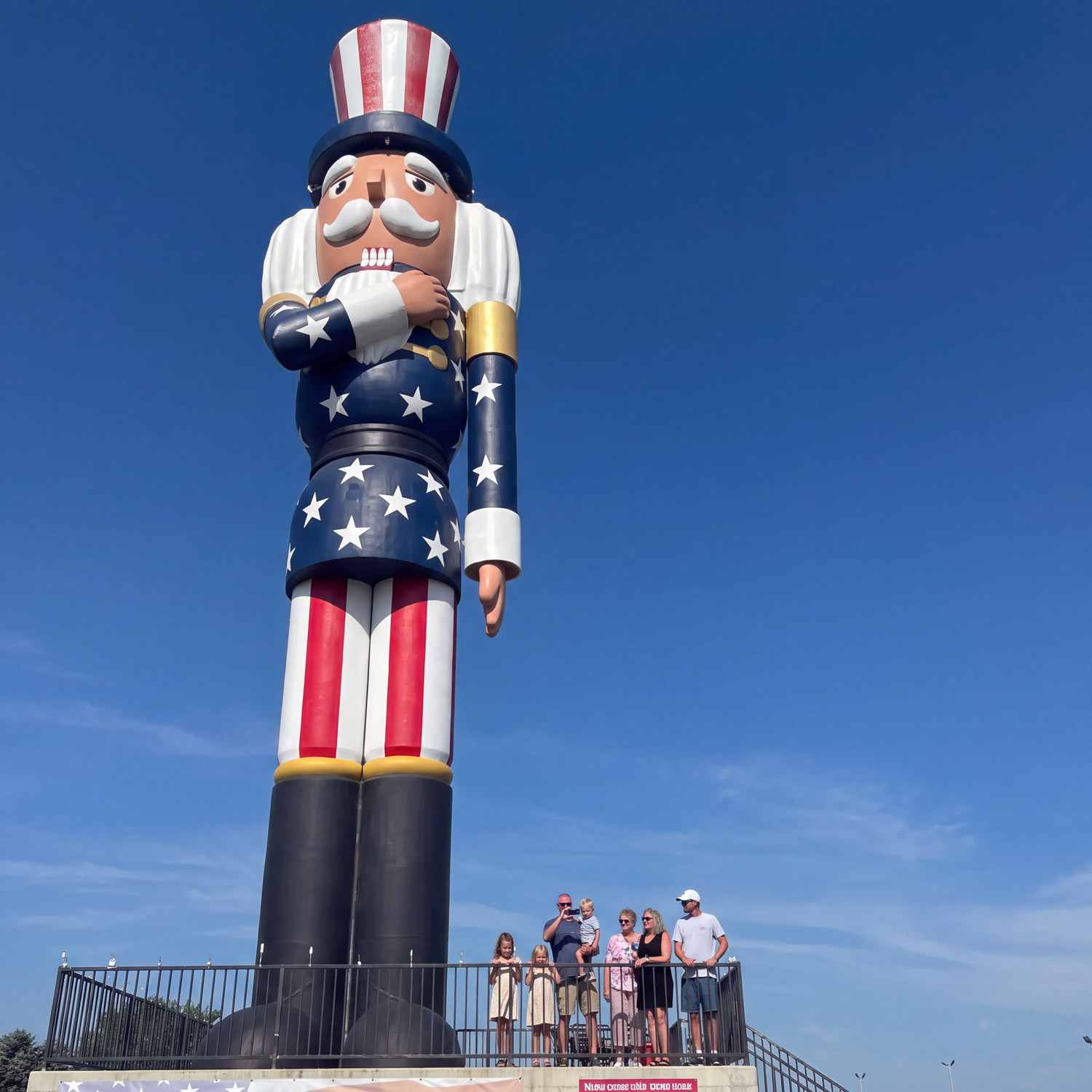 'Verne' the World's Largest Nutcracker statue in Luverne, MN