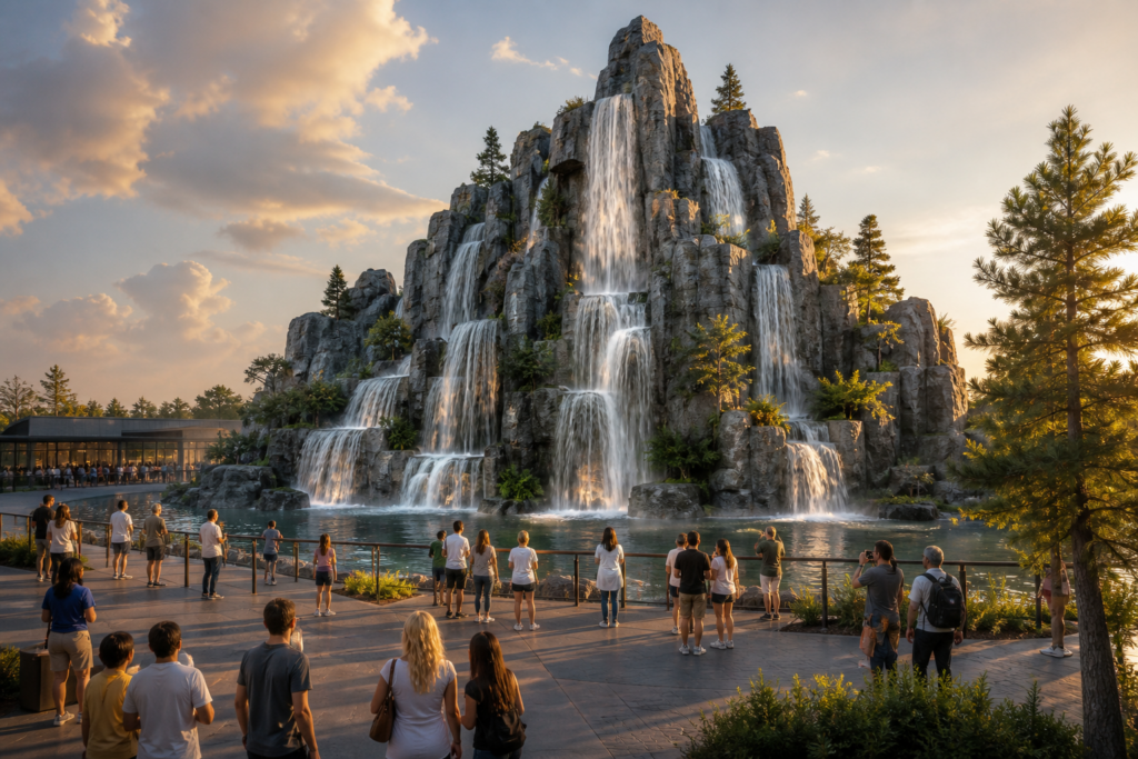 MWF-220 — Custom Landmark Waterfall