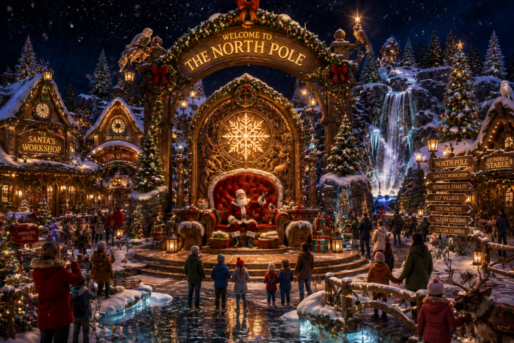 PDC-1000 Santa's Christmas Throne concept visualization
