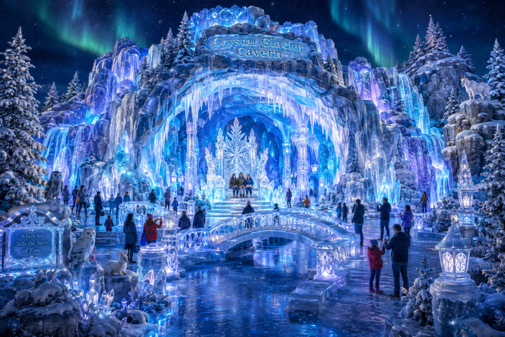 PDC-1030 Crystal Glacier Cavern concept visualization
