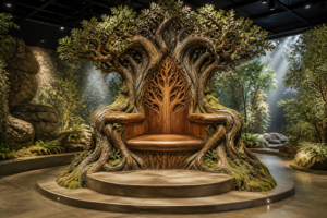 WhiteClouds Photo Destination Collection concept visualization — PDC-110 Forest Guardian Throne