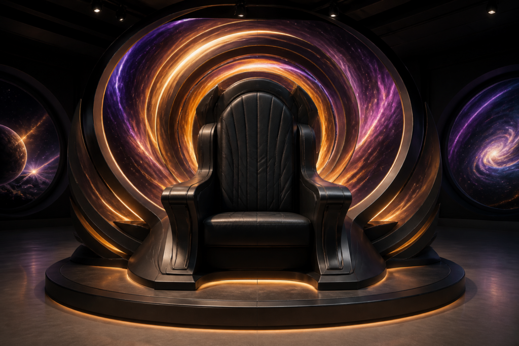 PDC-151 Black Hole Throne concept visualization