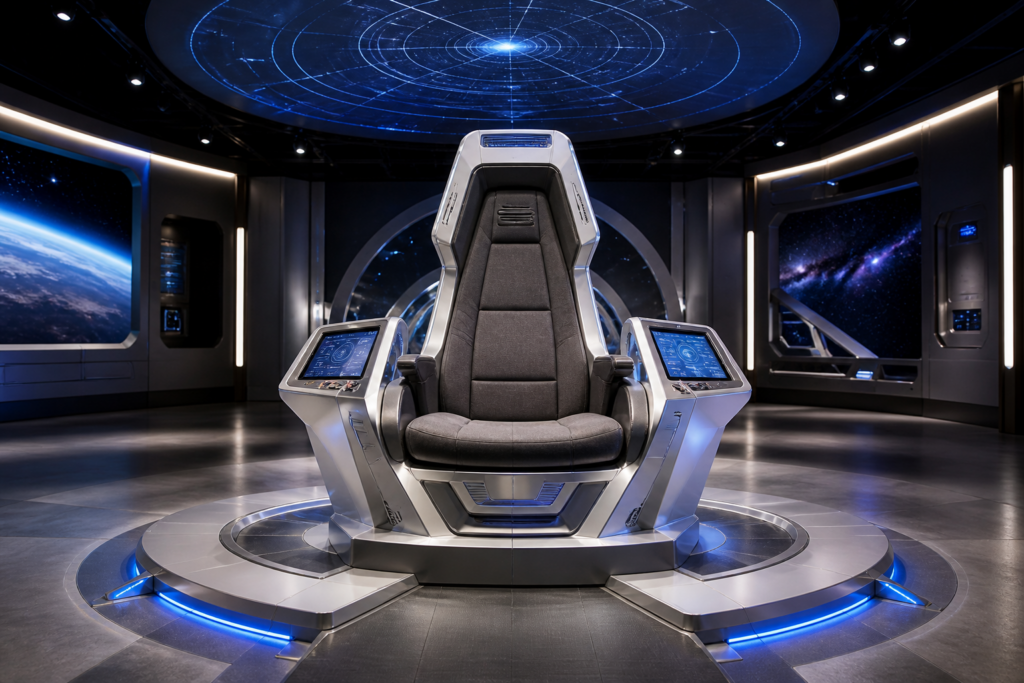 PDC-153 Mission Control Throne concept visualization