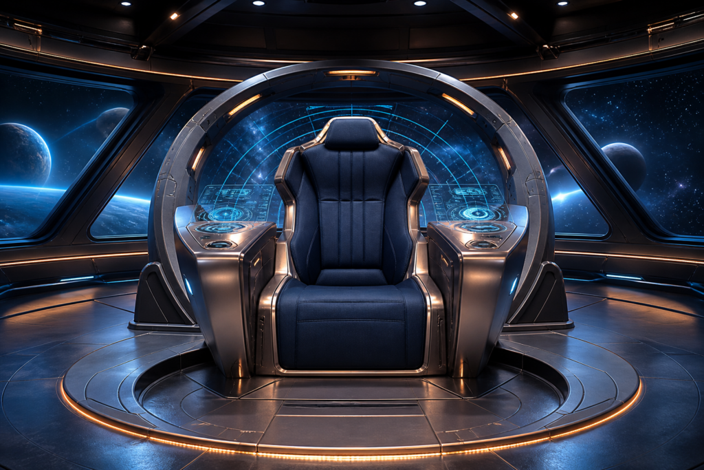 PDC-154 Captain's Command Throne concept visualization