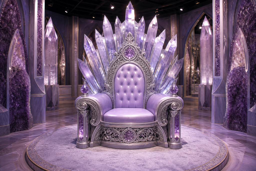PDC-162 Crystal Queen Throne concept visualization