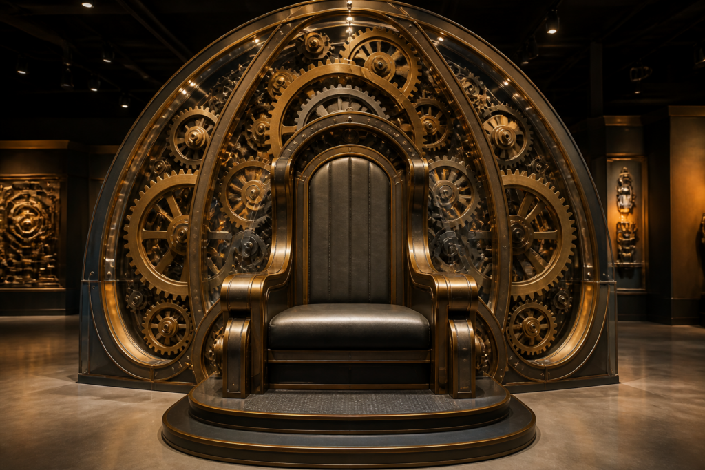 PDC-173 Gearworks Throne concept visualization