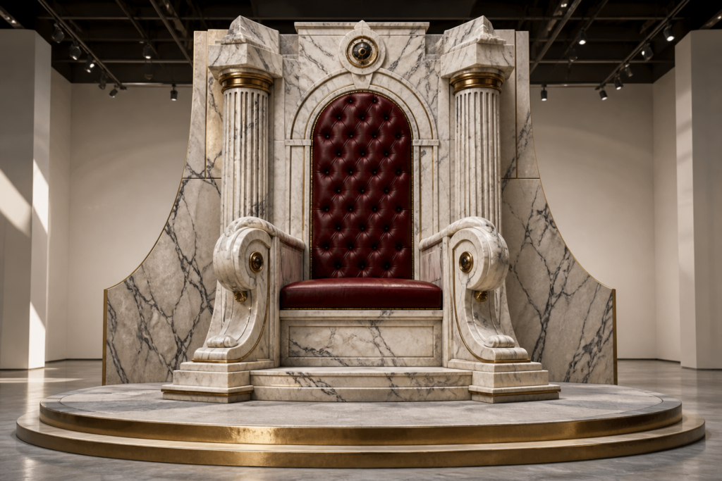 PDC-182 Marble Emperor Throne concept visualization