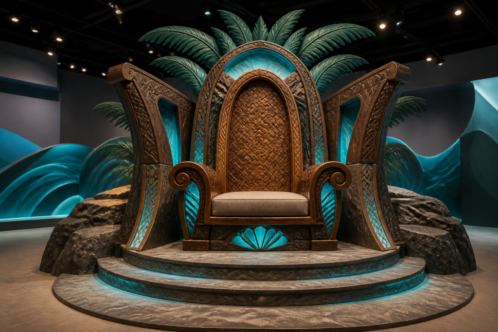 PDC-203 Island Kingdom Throne concept visualization