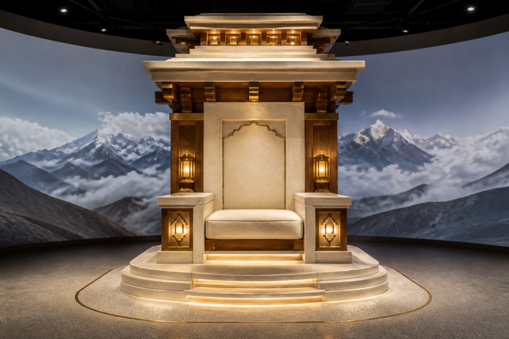 PDC-204 Mountain Monastery Throne concept visualization